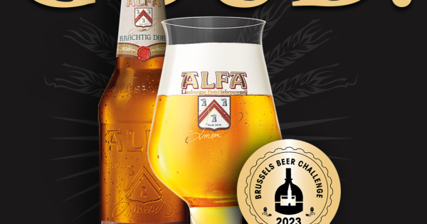 Alfa Krachtig Dort scoort goud tijdens de Brussels Beer Challenge 2023